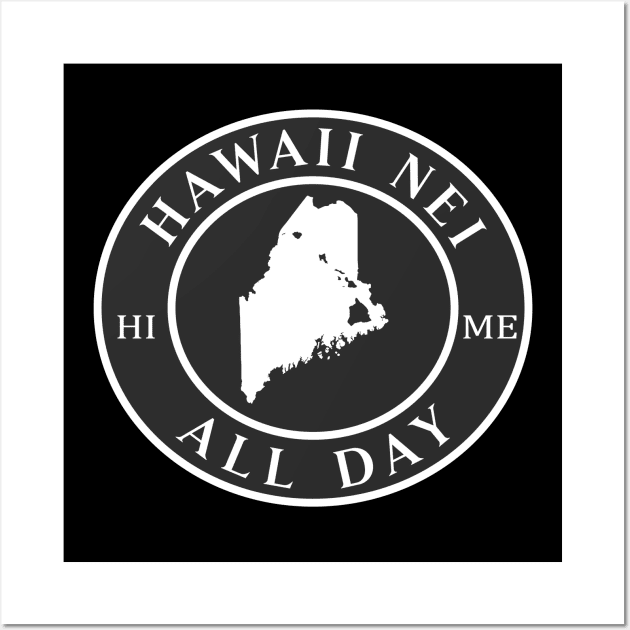 Roots Hawaii and Maine by Hawaii Nei All Day Wall Art by hawaiineiallday